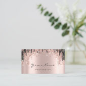 メイクアップアーティストバラスパークリップワックスアポイントメントカード 予約カード (スタンド正面)