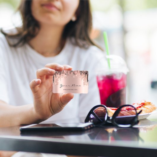 メイクアップアーティストバラスパークリップワックスアポイントメントカード 予約カード