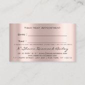 メイクアップアーティストバラスパークリップワックスブロウズアイ 予約カード (裏面)