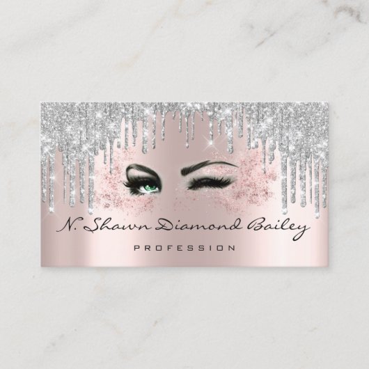 メイクアップアーティストバラスパークリップVIPシルバードリップ 予約カード (正面)