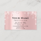 メイクアップアーティストバラドリップキスリップグリッターVIP 名刺 (裏面)