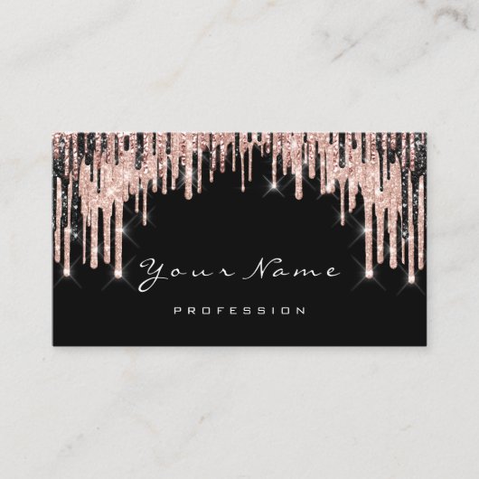 メイクアップアーティストバラホワイトVIPワックスアポイントメントカード 予約カード (正面)