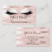 メイクアップアーティストバラ美容師まつ毛VIP 名刺 (正面/裏面)