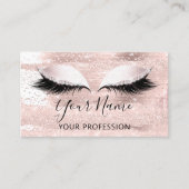 メイクアップアーティストバラ美容師まつ毛VIP 名刺 (正面)