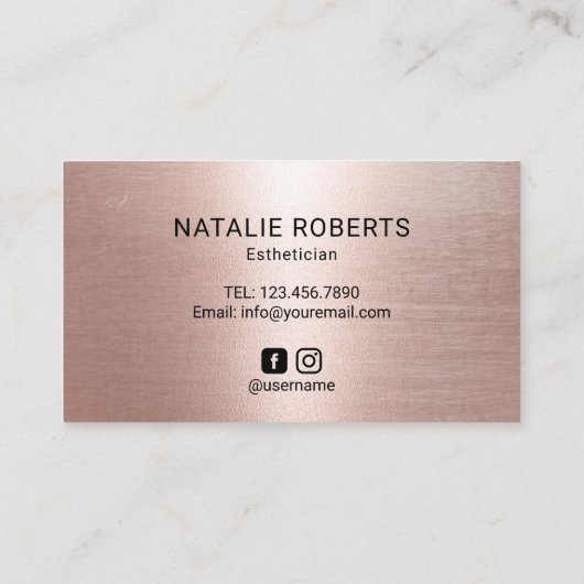 メイクアップアーティストバラ金ゴールドドライブ美しいサロンロイヤリティ ロイヤリティカード (裏面)