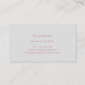 メイクアップアーティストバラ金ゴールドリップシルバーロイヤリティ ロイヤリティカード (裏面)