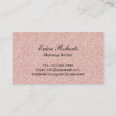 メイクアップアーティストバラ金ゴールドリップマーブルロイヤリティ ロイヤリティカード (裏面)