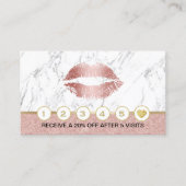 メイクアップアーティストバラ金ゴールドリップマーブルロイヤリティ ロイヤリティカード (正面)
