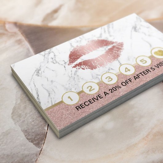 メイクアップアーティストバラ金ゴールドリップマーブルロイヤリティ ロイヤリティカード