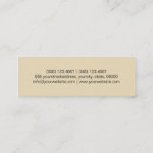 メイクアップアーティストパープルリップ#3 スキニー名刺 (裏面)