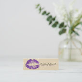 メイクアップアーティストパープルリップ#3 スキニー名刺 (スタンド正面)