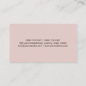 メイクアップアーティストパープルリップ#4 名刺 (裏面)