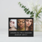 メイクアップアーティストビジネス3写真 ポストカード (スタンド正面)