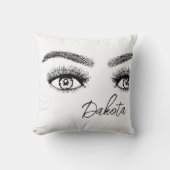 メイクアップアーティストビューティシャン モダン | パーソナライズされた クッション (正面)