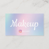 メイクアップアーティストフリーランス 名刺 (裏面)