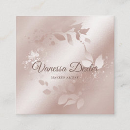 メイクアップアーティストフローララッシュイベントプランナーバラ金ゴールド スクエア名刺