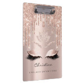 メイクアップアーティストブラウンズラッシュスパーク紙吹雪ロータス クリップボード (右)