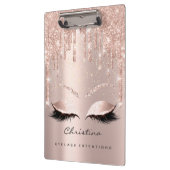 メイクアップアーティストブラウンズラッシュスパーク紙吹雪金ゴールド クリップボード (左)