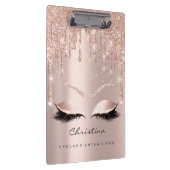 メイクアップアーティストブラウンズラッシュスパーク紙吹雪金ゴールド クリップボード (右)