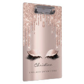 メイクアップアーティストブラウンワックスラッシュスパークイベント眼 クリップボード (右)