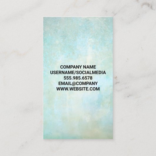 メイクアップアーティストブラシツール 名刺 (裏面)