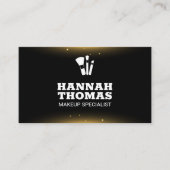 メイクアップアーティストブラシ |スパークル 名刺 (正面)