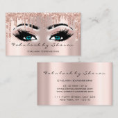 メイクアップアーティストブルーアイズラッシュズグリッタードリップスバラ 名刺 (正面/裏面)