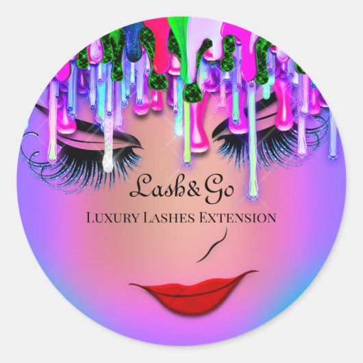 メイクアップアーティストブルーラッシュプロダクトレッドスキニー ラウンドシール (正面)