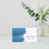 メイクアップアーティストブルー 名刺 (スタンド正面)