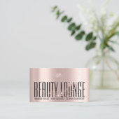 メイクアップアーティストヘアアイラッシュワックスバラプロフェッショナル 名刺 (スタンド正面)