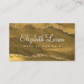 メイクアップアーティストヘアサロングリッターLoyaly Card 名刺 (正面)