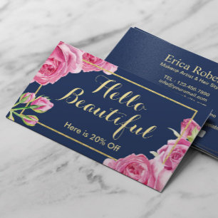 メイクアップアーティストヘアサロンヴィンテージフローラ紹介 紹介カード