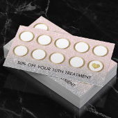 メイクアップアーティストヘアサロン赤面ピンクロイヤリティ ロイヤリティカード