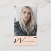 メイクアップアーティストヘアスタイリスト爪、 ネイルテック美しいサロン 名刺 (正面)