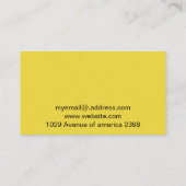 メイクアップアーティストヘア爪、 ネイル名刺 名刺 (裏面)