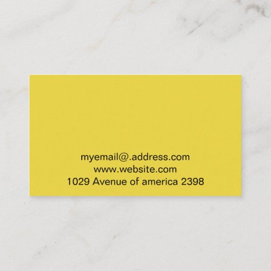 メイクアップアーティストヘア爪、 ネイル名刺 名刺 (裏面)