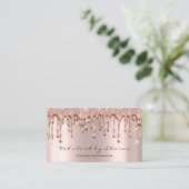 メイクアップアーティストヘア3Dエフェクトグリッタードリップバラ 名刺 (スタンド正面)