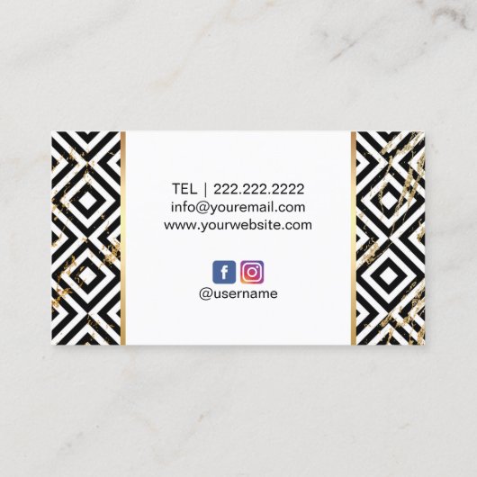 メイクアップアーティストホットピンクリップトレンディーサロン 名刺 (裏面)