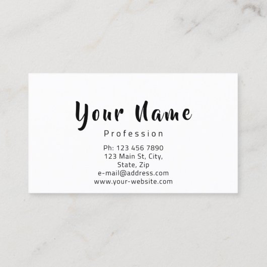 メイクアップアーティストマゼンタピンクキスリップシュガーグリッター 名刺 (裏面)