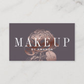 メイクアップアーティストモダンバラ金ゴールドフローラロイヤリティ ロイヤリティカード (正面)