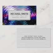 メイクアップアーティストモダン銀河系#5 名刺 (正面/裏面)