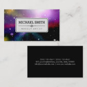 メイクアップアーティストモダン銀河系#6 名刺 (正面/裏面)