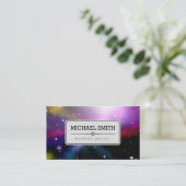 メイクアップアーティストモダン銀河系#6 名刺 (スタンド正面)