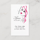 メイクアップアーティストユニークスケッチ 名刺 (正面)