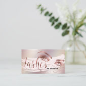 メイクアップアーティストラッシュアイアイズラッシュバラ金ゴールド 名刺 (スタンド正面)