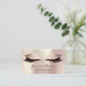 メイクアップアーティストラッシュグリッターバラアポイントメントカード 予約カード (スタンド正面)