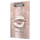 メイクアップアーティストラッシュスパークイベントプランナーキス唇 クリップボード (左)