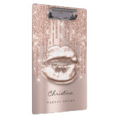 メイクアップアーティストラッシュスパークイベントプランナーキス唇 クリップボード (右)