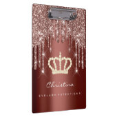 メイクアップアーティストラッシュスパークイベントプランナーバラクラウン クリップボード (右)