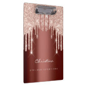 メイクアップアーティストラッシュスパークイベントプランナーバラブラウン クリップボード (右)